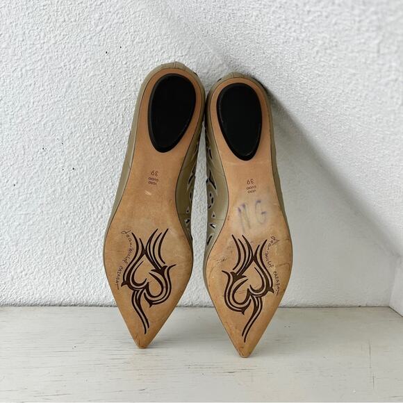 Jean-Michel Cazabat Nabila pointed toe flats size 39 - Picture 12 of 15